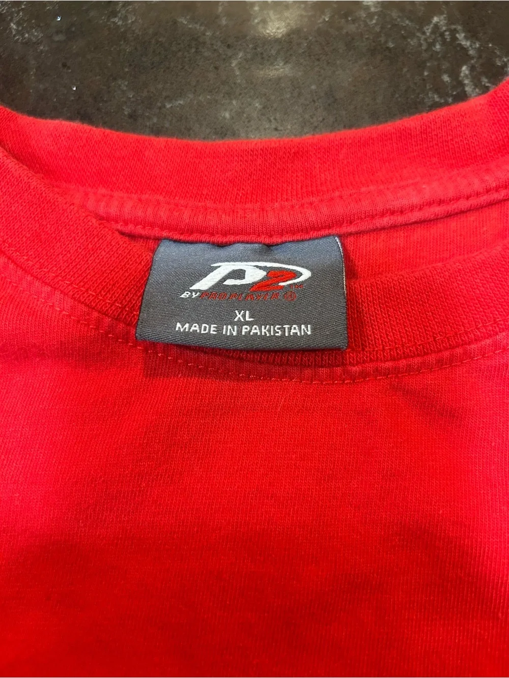 Champion Red Graphic Short Sleeve Tee with Yellow and Black Accents - Picture 3 of 4
